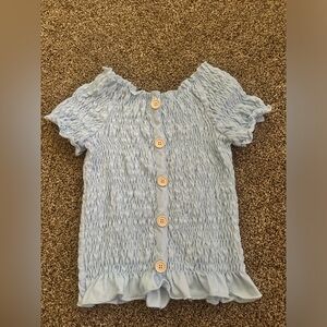 Girls light blue shirt